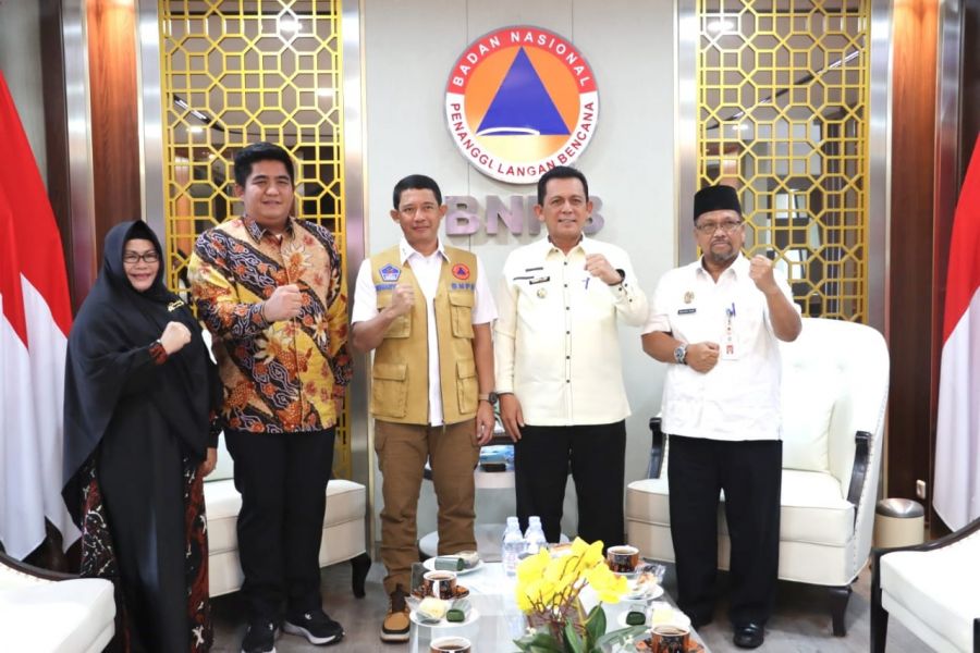 Bupati Bintan Bersama Gubernur Kepri Temui Kepala BNPB RI