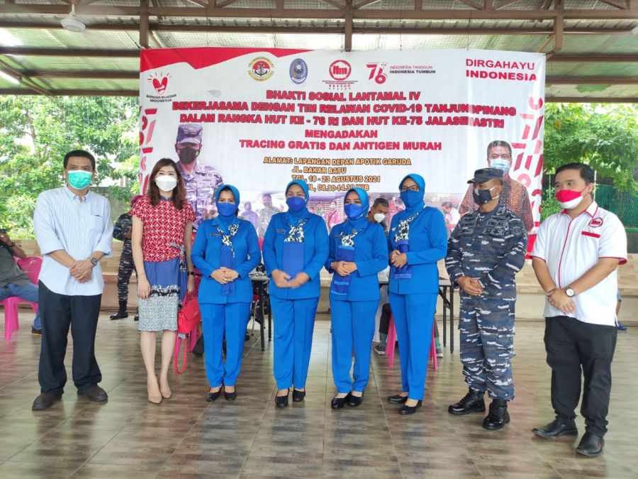 Cegah Penyebaran Covid 19, Lantamal IV Gelar Tracing Gratis Dan Antigen Murah