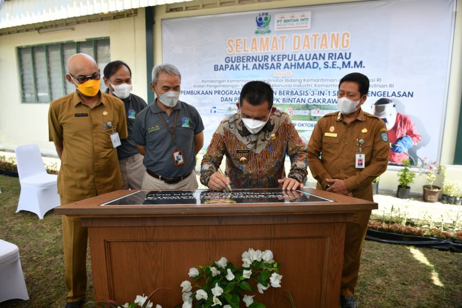 Ciptakan SDM Terampil dan Berdaya Saing , Gubernur Kepri Resmikan LPK Bintan Cakrawala