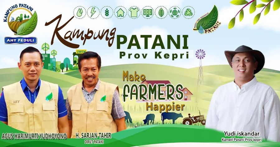 Dirut Kampung Patani Bersama AHY Kukuhkan Yudi Iskandar Sebagai Kanwil Patani Kepri