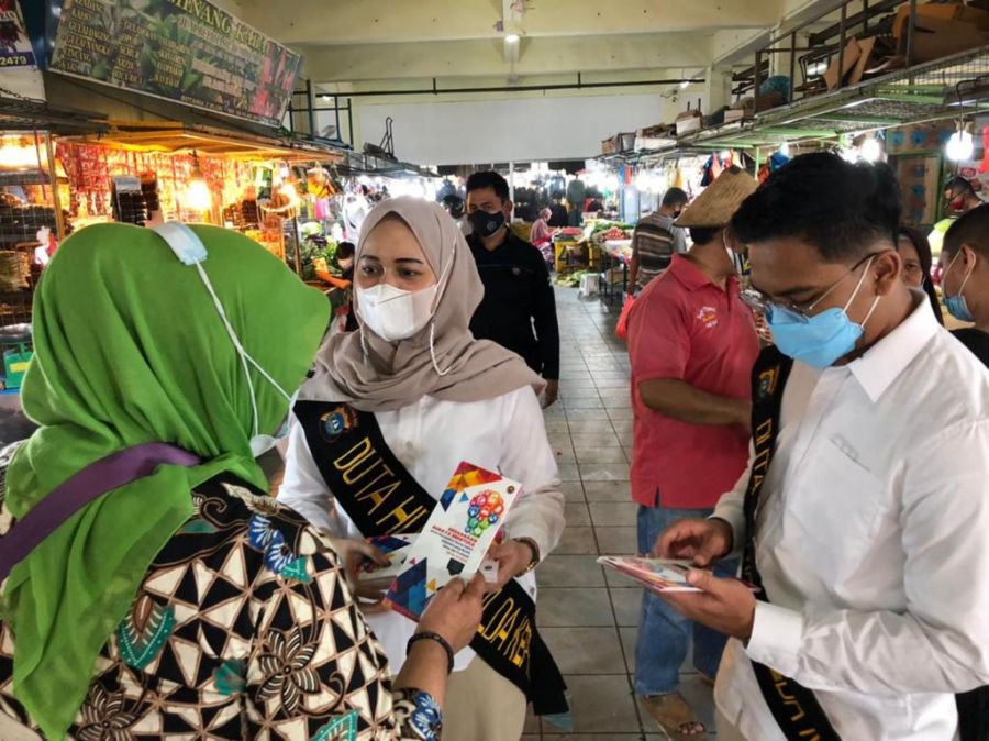 Duta Humas Polda Kepri, Sosialisasi Penggunaan Masker Cegah Penyebaran Covid 19