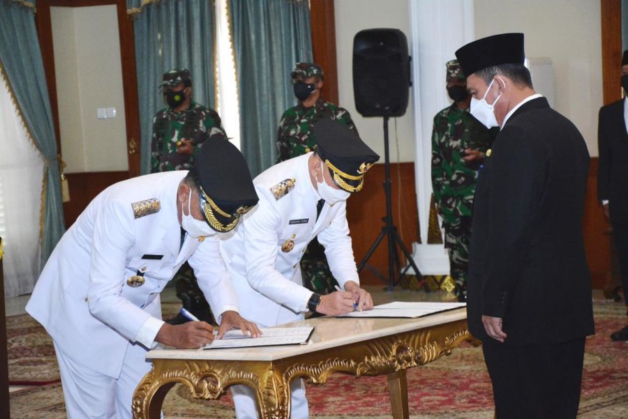 Gubernur Ansar Ahmad Lantik Bupati dan Wakil Bupati Natuna