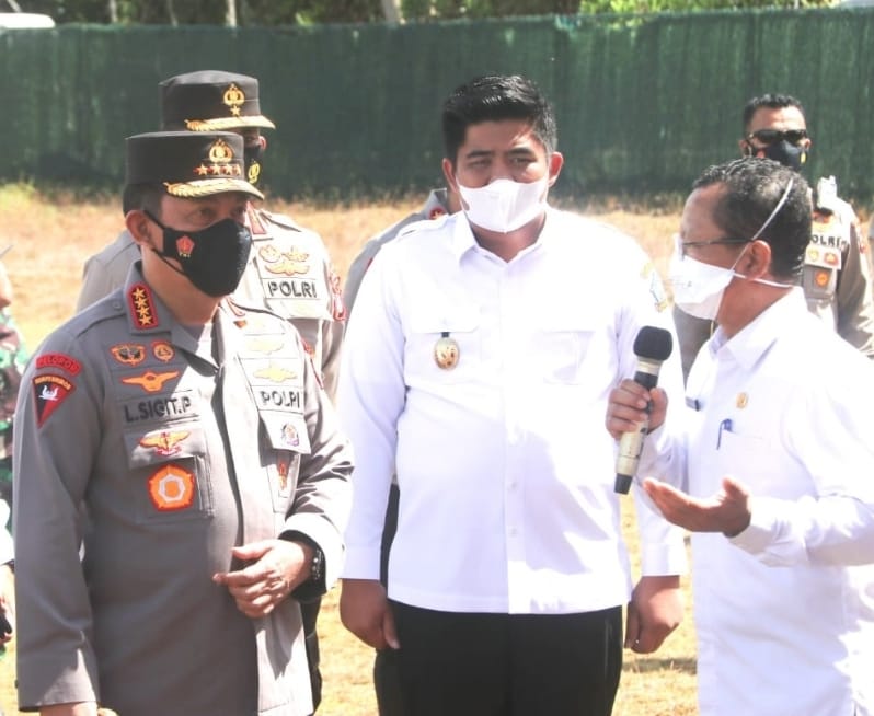 Kapolri Bangga Melihat Keberhasilan Travel Bubble  dan Capaian Vaksinasi Di Bintan