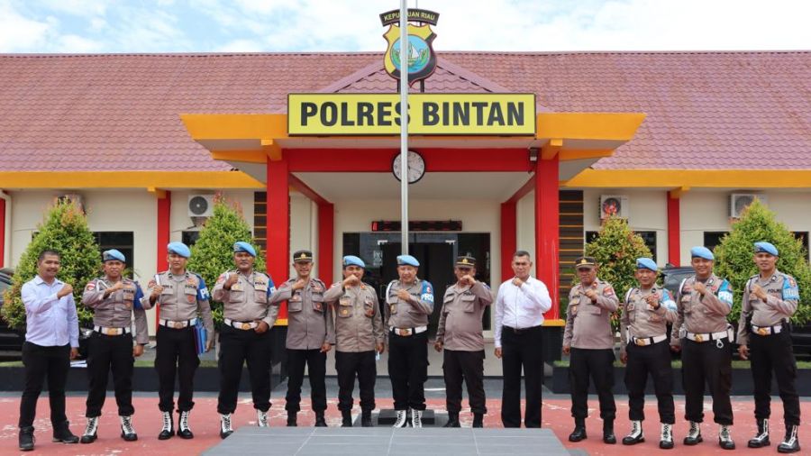 Kunjungi Polres Bintan Tim Divisi Propam Mabes Polri Laksanakan Supervisi