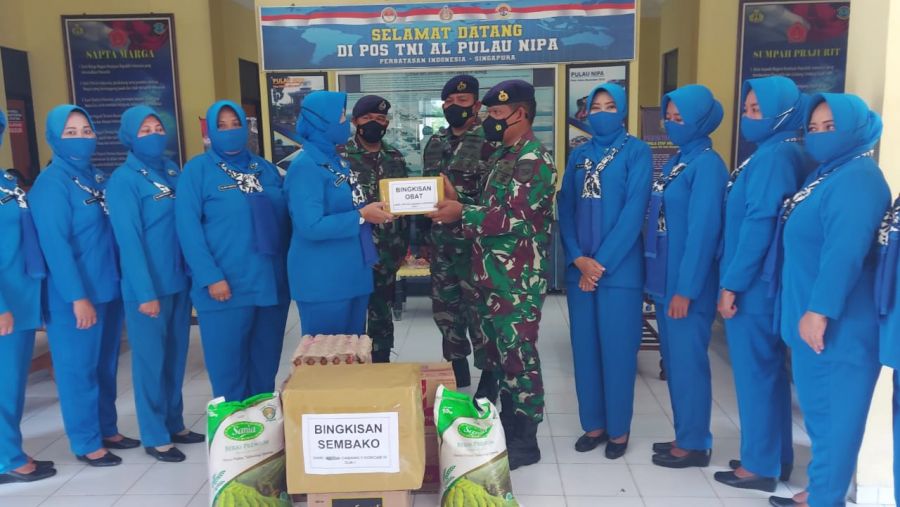 Peduli Personil POSAL Pulau Nipah, Ketua Cabang 5 Korcab IV DJA I lakukan Kunker