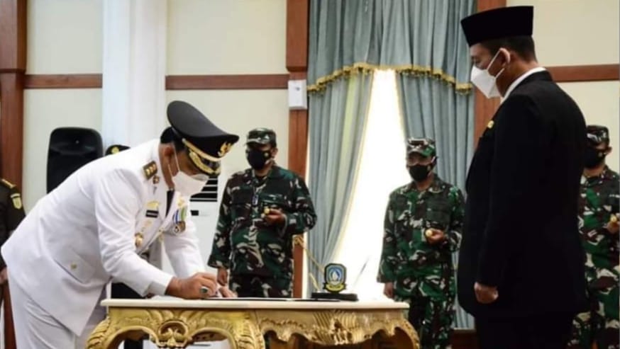 Pelantikan Wakil Wali Kota Tanjungpinang di Hadiri  Danlantamal IV