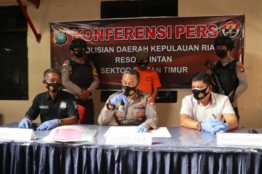 Pencuri Kendaraan Bermotor di KM 17 Di Ringkus Polsek Bintan Timur