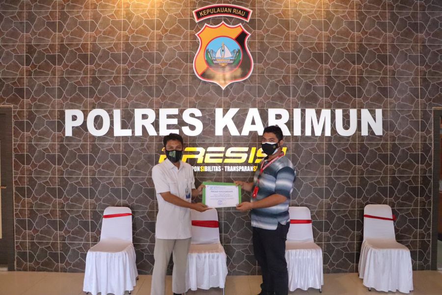 Polres Karimun Diberi Penghargaan Oleh BP2MI