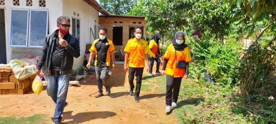 Puluhan Lansia Terima Sembako, Kosgoro 1957 Bintan Bagi Keberkahan Di Bulan Ramadhan