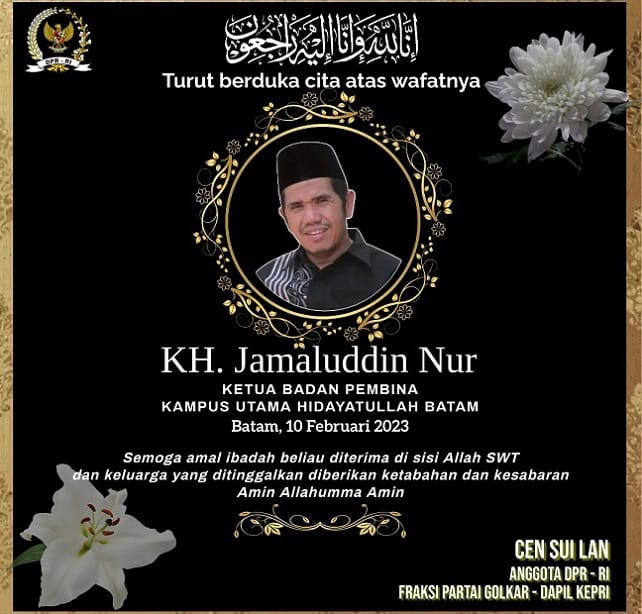 Telah Tiada, Ini Kenangan CSL Selama Mengenal Sosok Ustadz Jamaluddin Nur