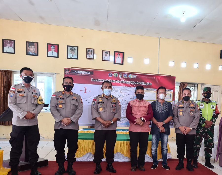 Tim Korbinmas Baharkam Polri Kunjungi Posko PPKM Kelurahan Kijang Kota