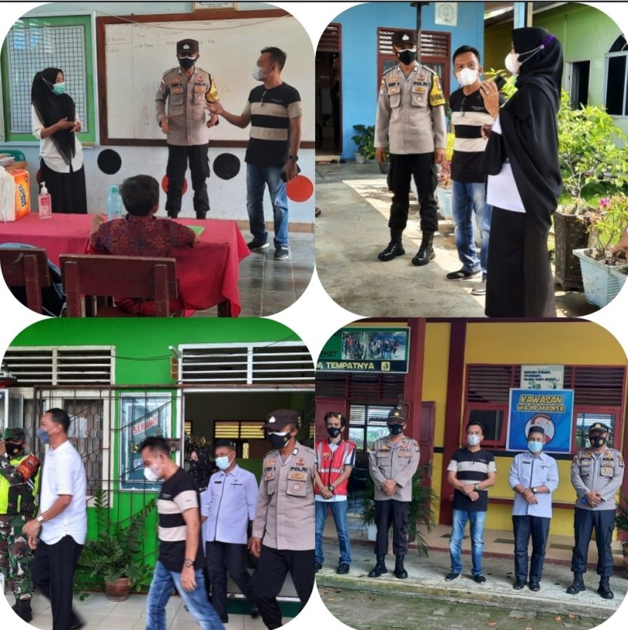 Tim Satgas Covid Kijang Kota Pantau Proses Belajar Tatap Muka di Sekolah