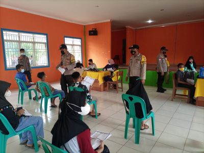 Vaksinasi Merdeka Lancang Kuning, Polres Bintan Go To School